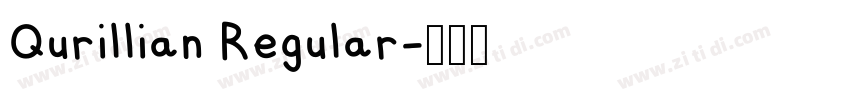 Qurillian Regular字体转换